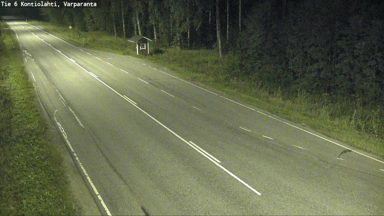 Weather Camera Image Road 6 Kontiolahti, Varparanta, Kontiolahti, Pohjois-Karjala