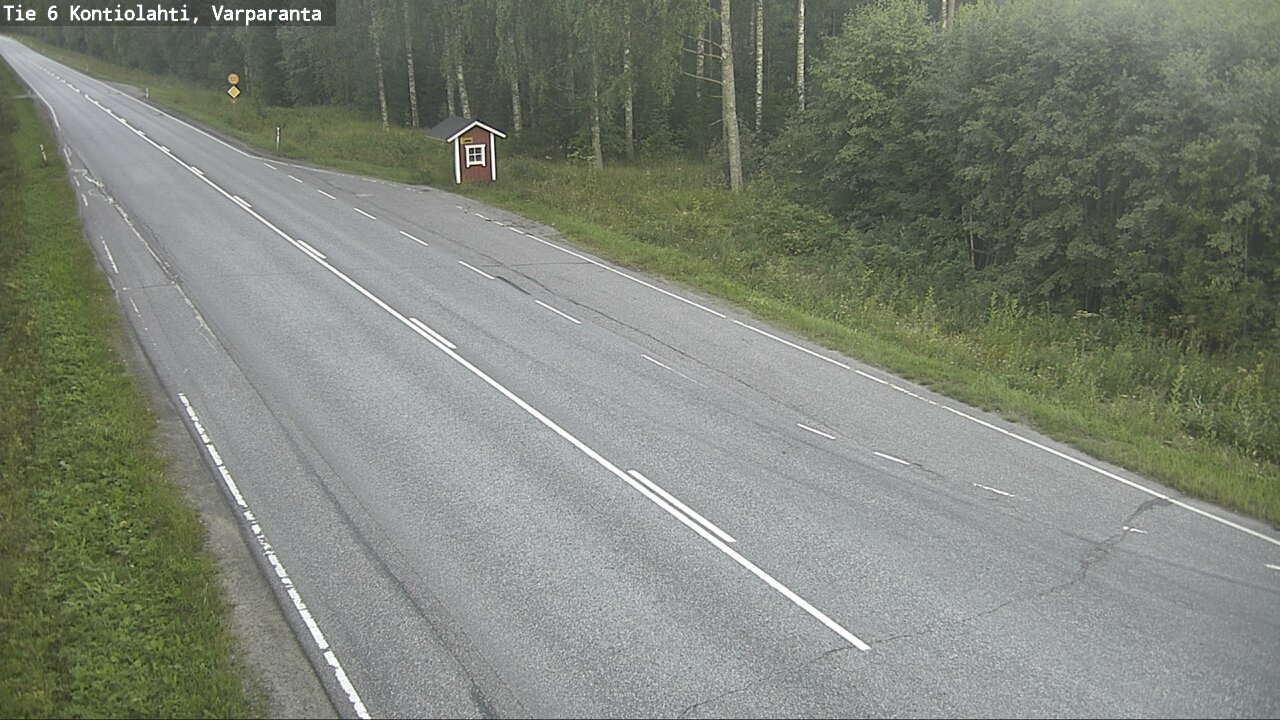 Weather Camera Image Road 6 Kontiolahti, Varparanta, Kontiolahti, Pohjois-Karjala