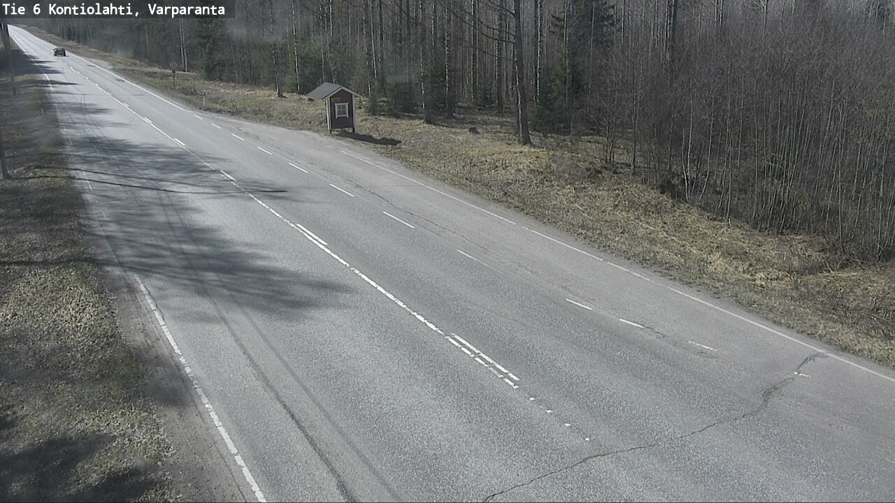 Weather Camera Image Road 6 Kontiolahti, Varparanta, Kontiolahti, Pohjois-Karjala