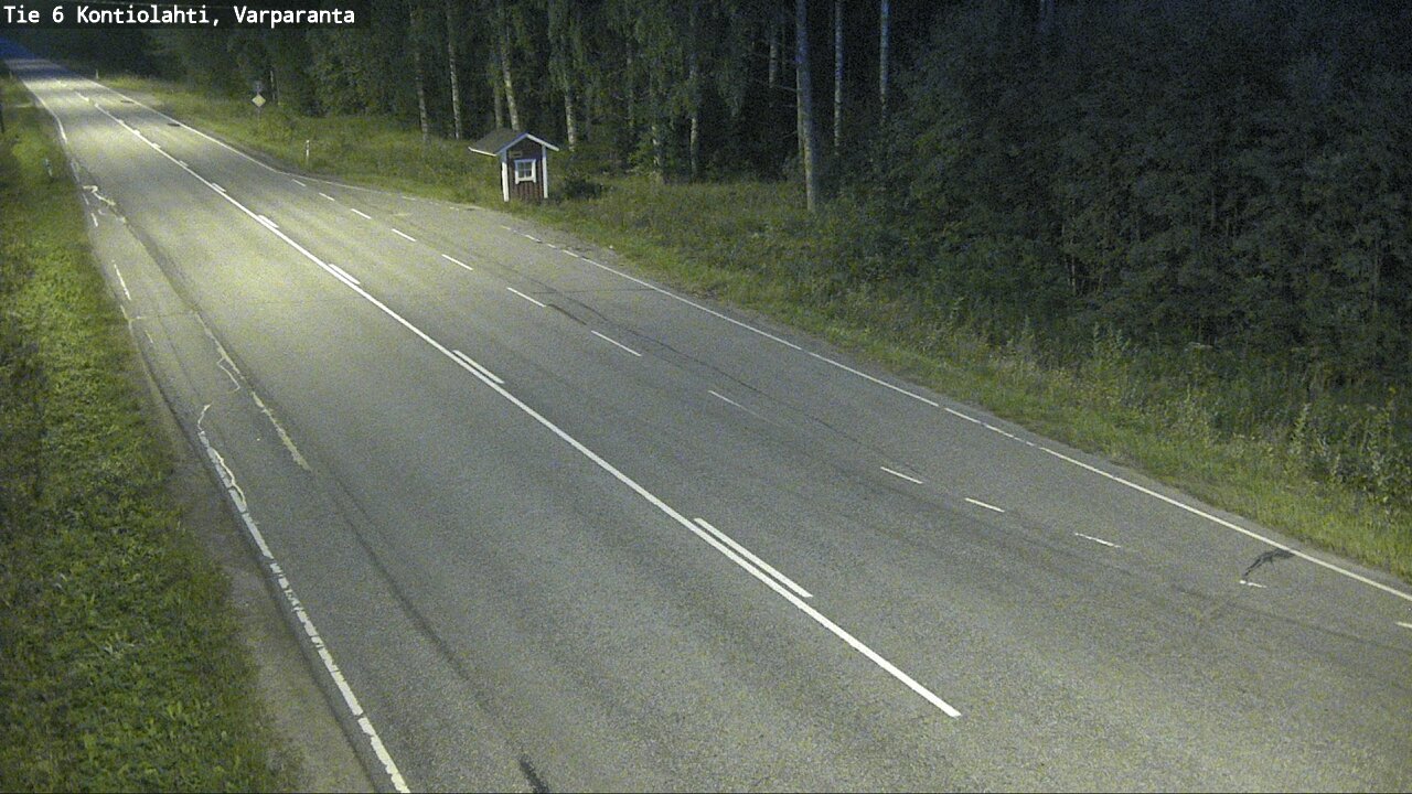 Weather Camera Image Road 6 Kontiolahti, Varparanta, Kontiolahti, Pohjois-Karjala