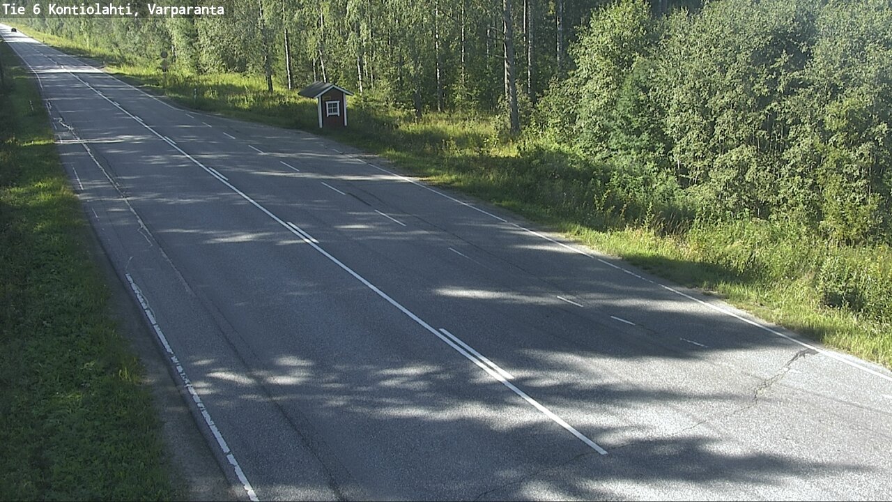Weather Camera Image Road 6 Kontiolahti, Varparanta, Kontiolahti, Pohjois-Karjala