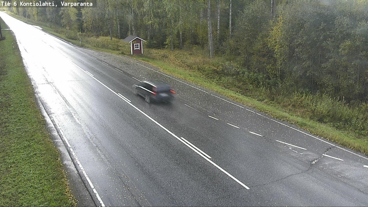 Weather Camera Image Väg 6 Kontiolax, Varparanta, Kontiolahti, Pohjois-Karjala