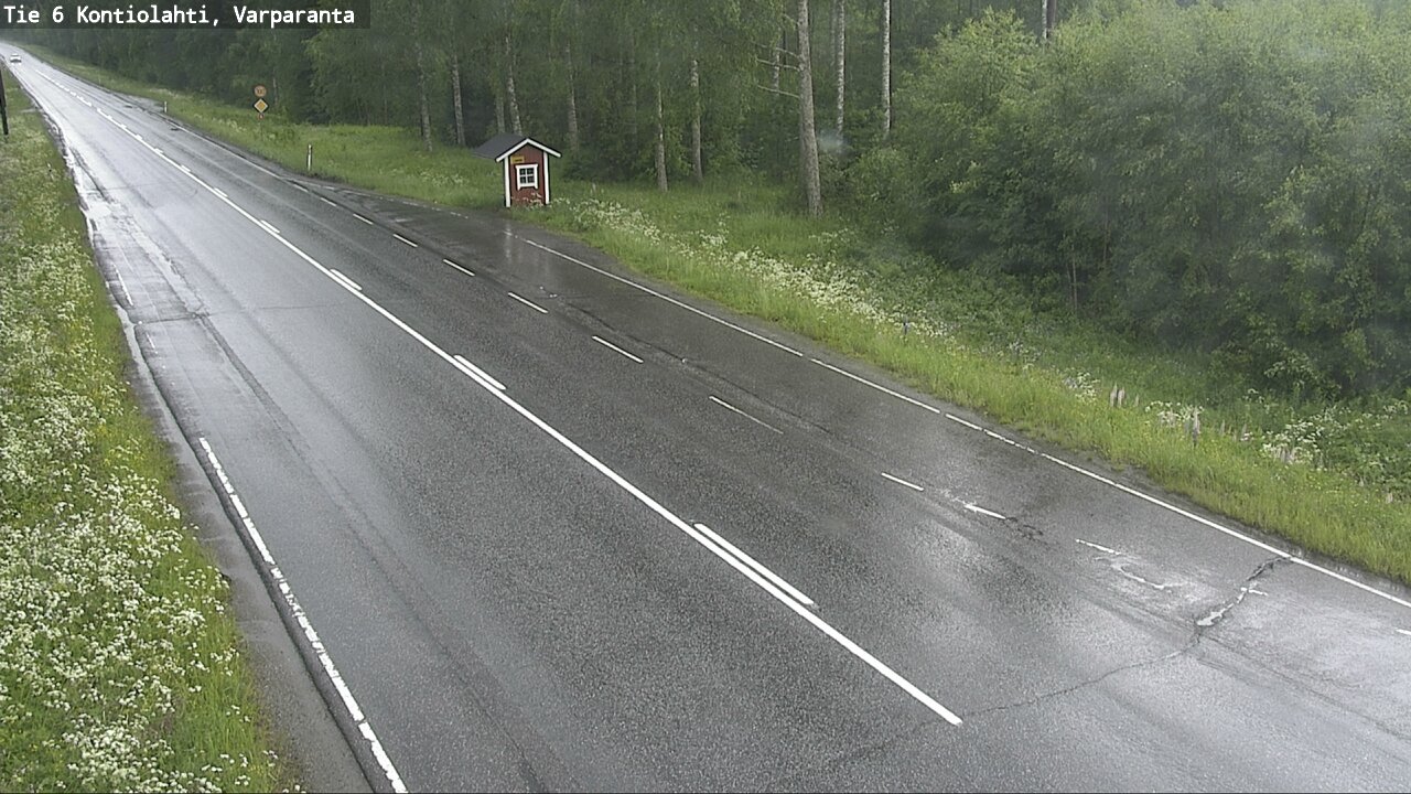 Weather Camera Image Road 6 Kontiolahti, Varparanta, Kontiolahti, Pohjois-Karjala