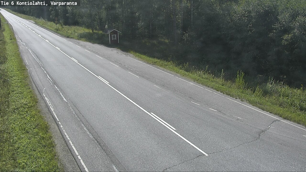 Weather Camera Image Road 6 Kontiolahti, Varparanta, Kontiolahti, Pohjois-Karjala