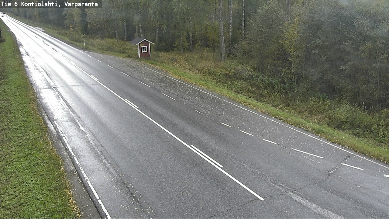 Weather Camera Image Väg 6 Kontiolax, Varparanta, Kontiolahti, Pohjois-Karjala