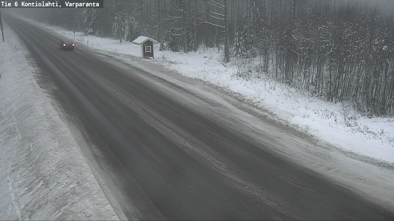 Weather Camera Image Road 6 Kontiolahti, Varparanta, Kontiolahti, Pohjois-Karjala