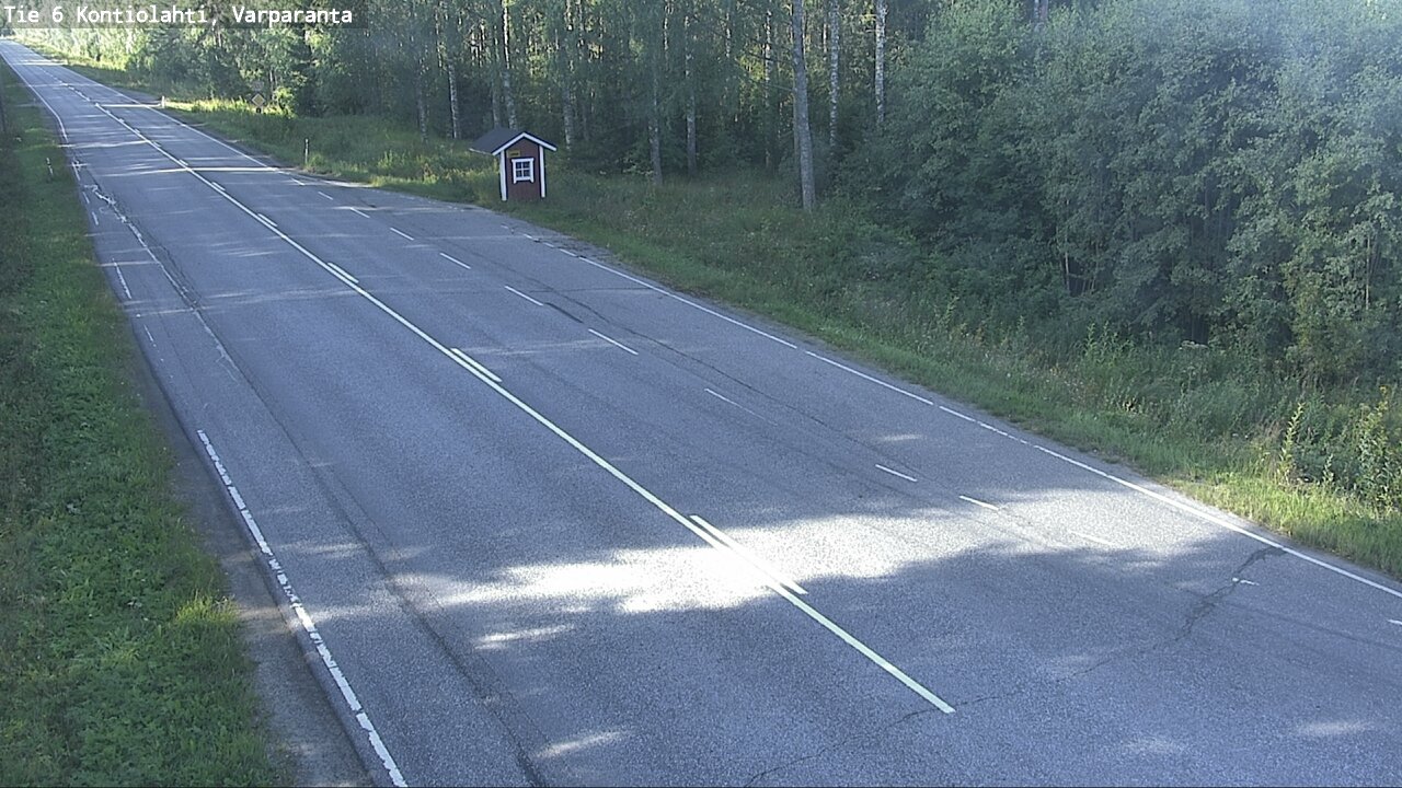 Weather Camera Image Road 6 Kontiolahti, Varparanta, Kontiolahti, Pohjois-Karjala