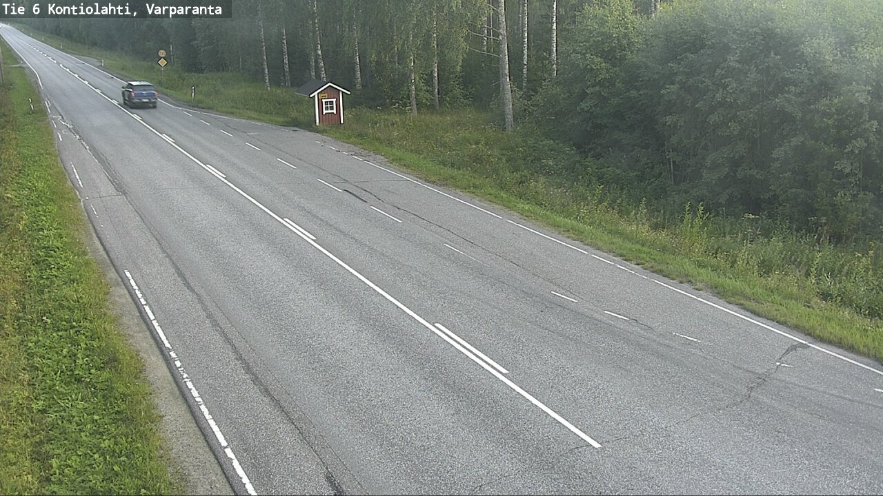 Weather Camera Image Road 6 Kontiolahti, Varparanta, Kontiolahti, Pohjois-Karjala
