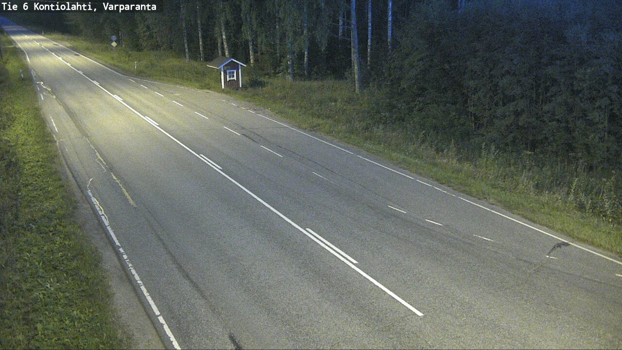 Weather Camera Image Road 6 Kontiolahti, Varparanta, Kontiolahti, Pohjois-Karjala