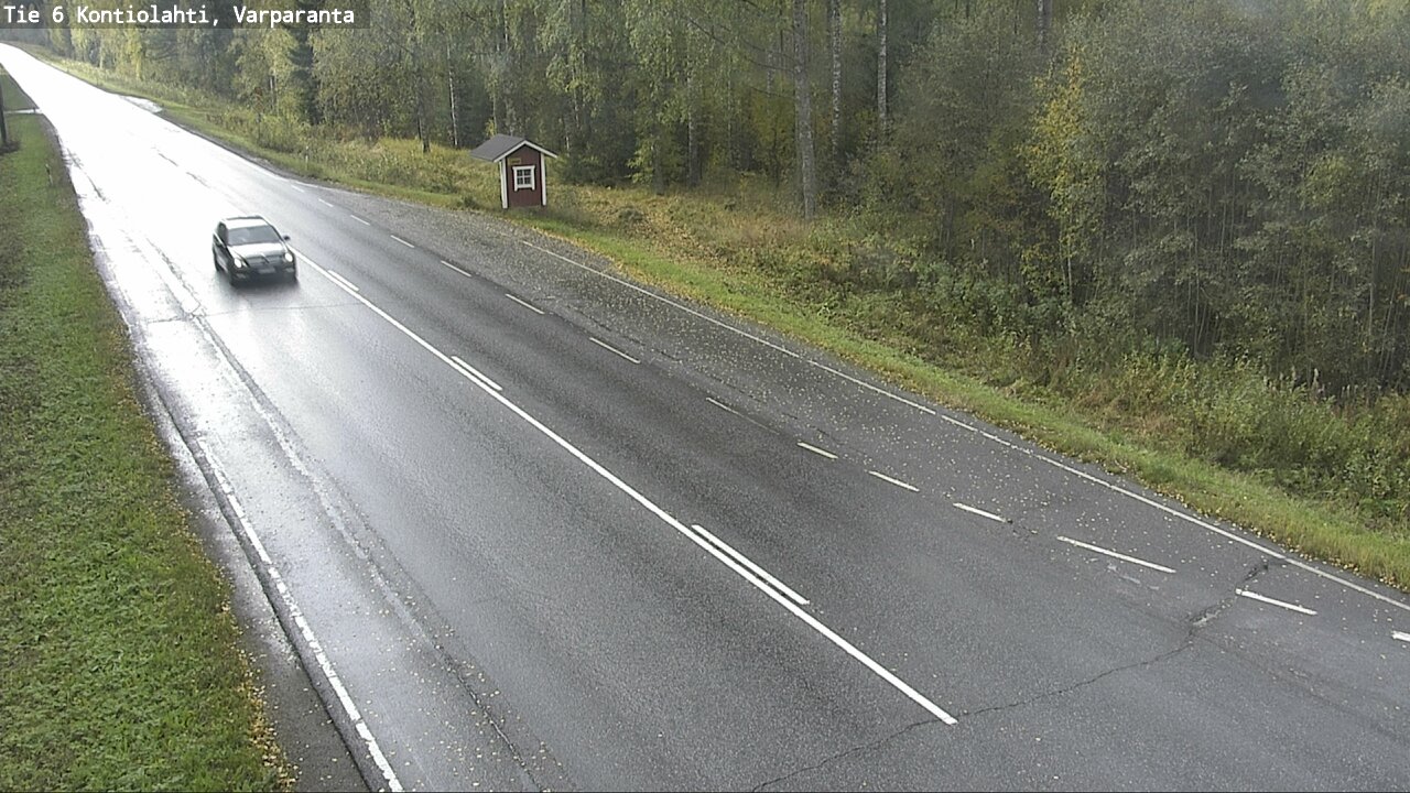 Weather Camera Image Väg 6 Kontiolax, Varparanta, Kontiolahti, Pohjois-Karjala