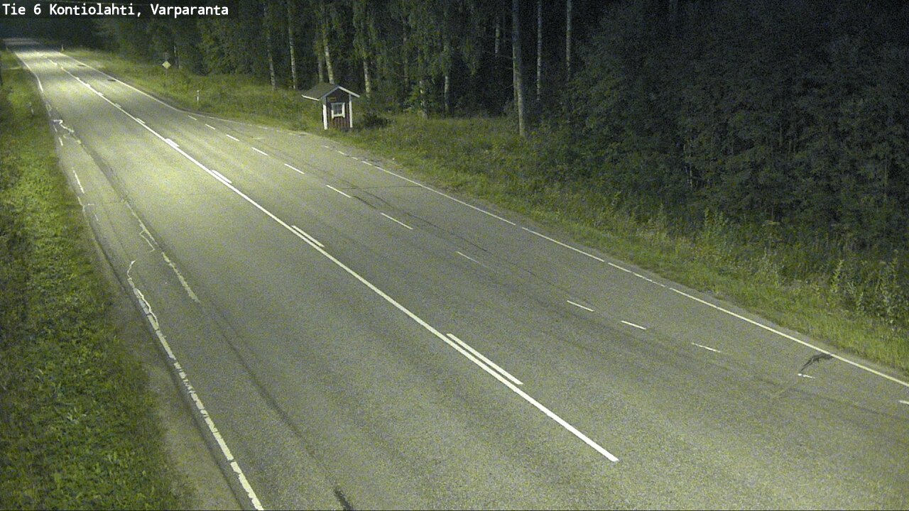 Weather Camera Image Road 6 Kontiolahti, Varparanta, Kontiolahti, Pohjois-Karjala