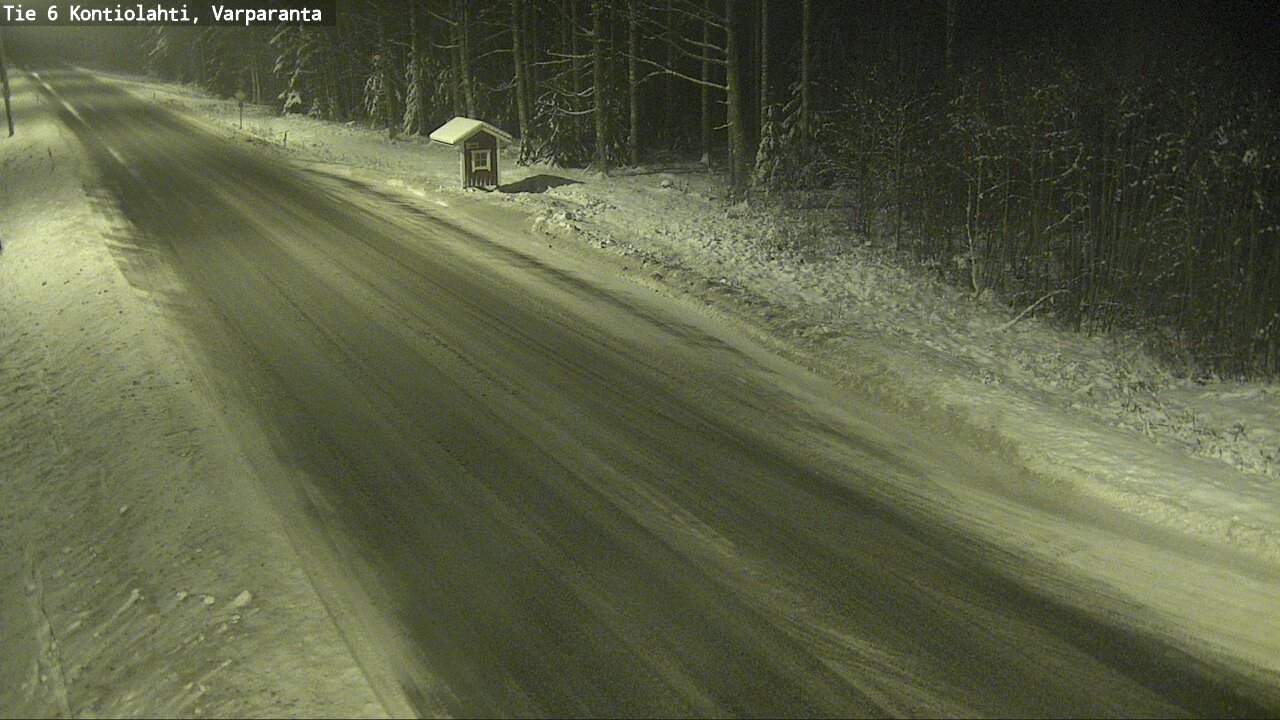Weather Camera Image Road 6 Kontiolahti, Varparanta, Kontiolahti, Pohjois-Karjala