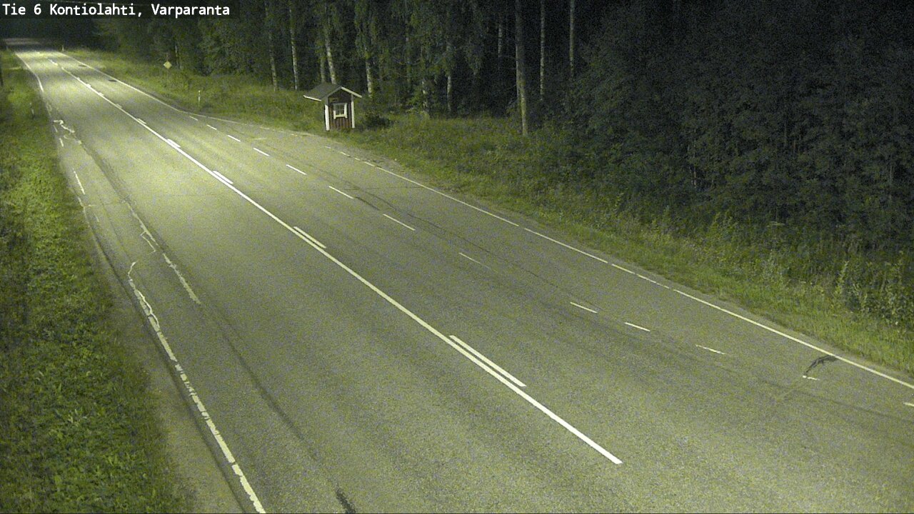 Weather Camera Image Road 6 Kontiolahti, Varparanta, Kontiolahti, Pohjois-Karjala