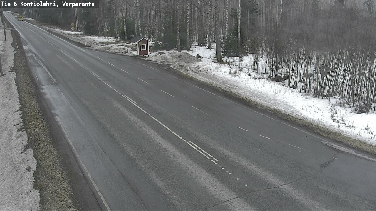Weather Camera Image Väg 6 Kontiolax, Varparanta, Kontiolahti, Pohjois-Karjala