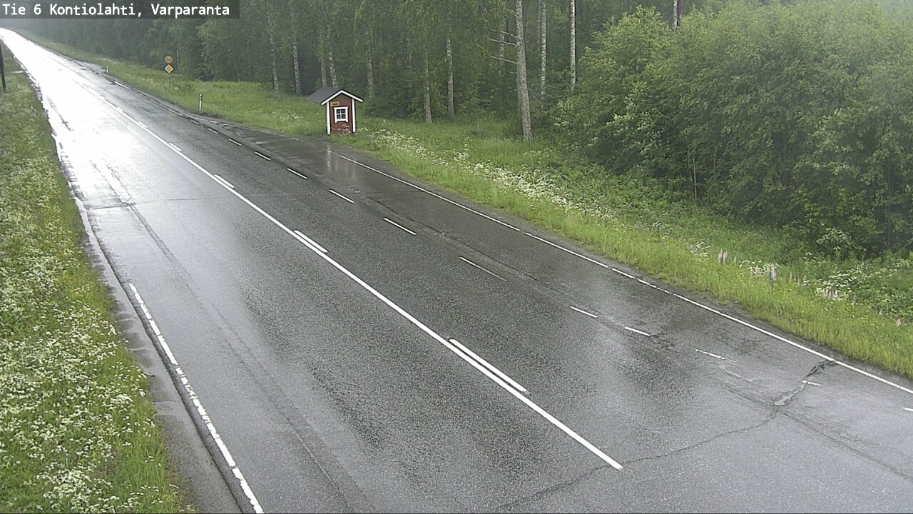 Weather Camera Image Road 6 Kontiolahti, Varparanta, Kontiolahti, Pohjois-Karjala