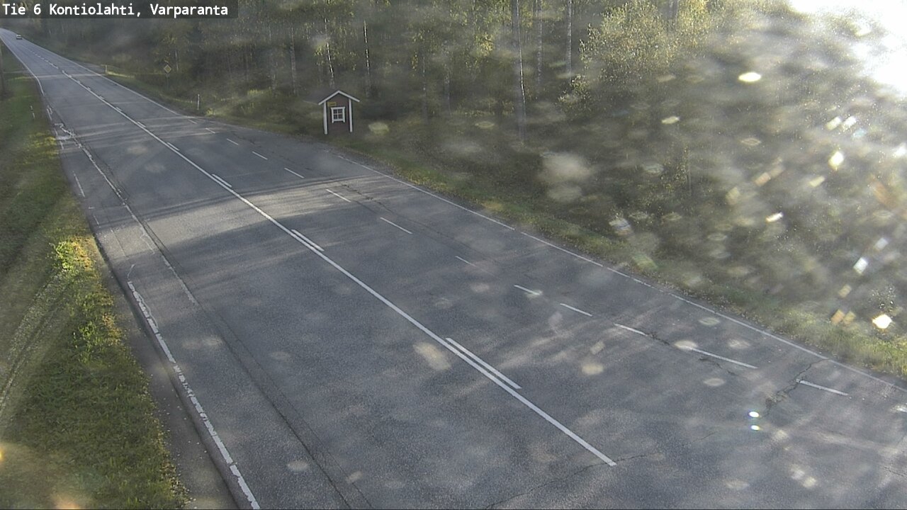 Weather Camera Image Väg 6 Kontiolax, Varparanta, Kontiolahti, Pohjois-Karjala