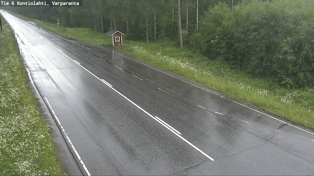 Weather Camera Image Road 6 Kontiolahti, Varparanta, Kontiolahti, Pohjois-Karjala