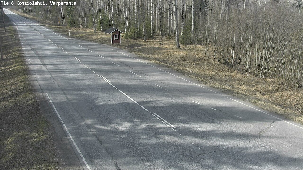 Weather Camera Image Road 6 Kontiolahti, Varparanta, Kontiolahti, Pohjois-Karjala