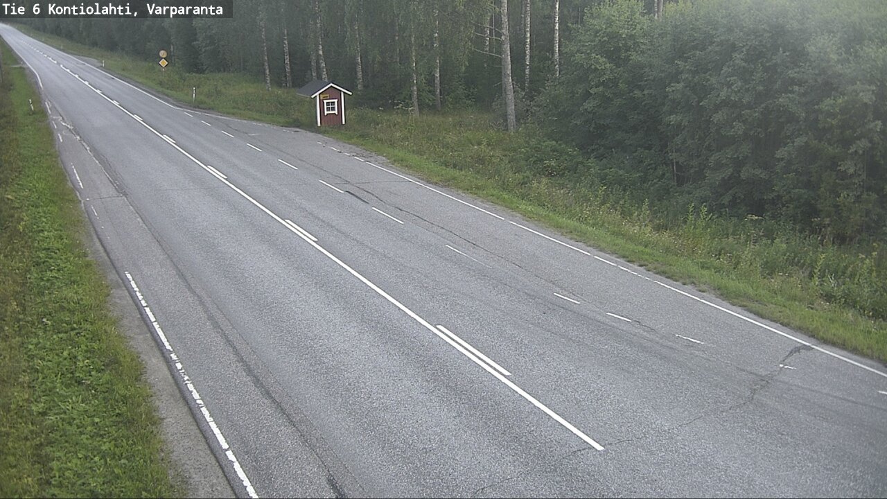 Weather Camera Image Road 6 Kontiolahti, Varparanta, Kontiolahti, Pohjois-Karjala