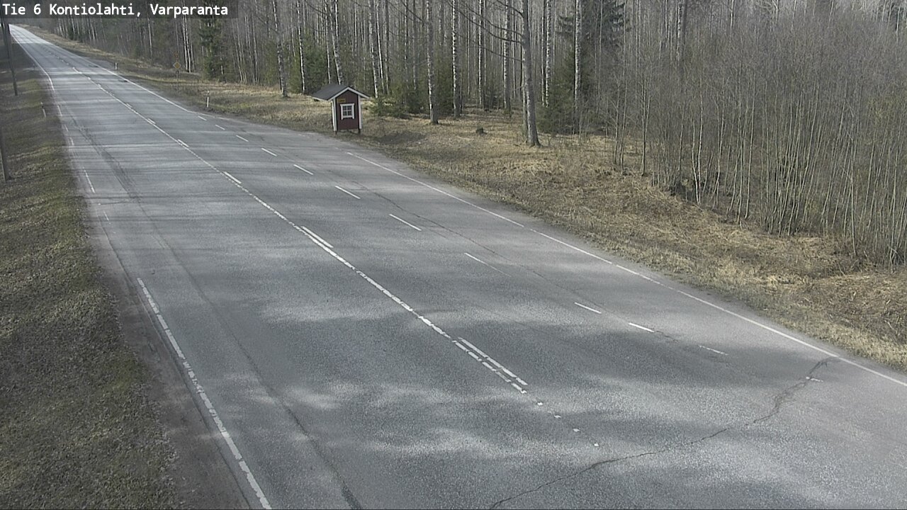 Weather Camera Image Road 6 Kontiolahti, Varparanta, Kontiolahti, Pohjois-Karjala