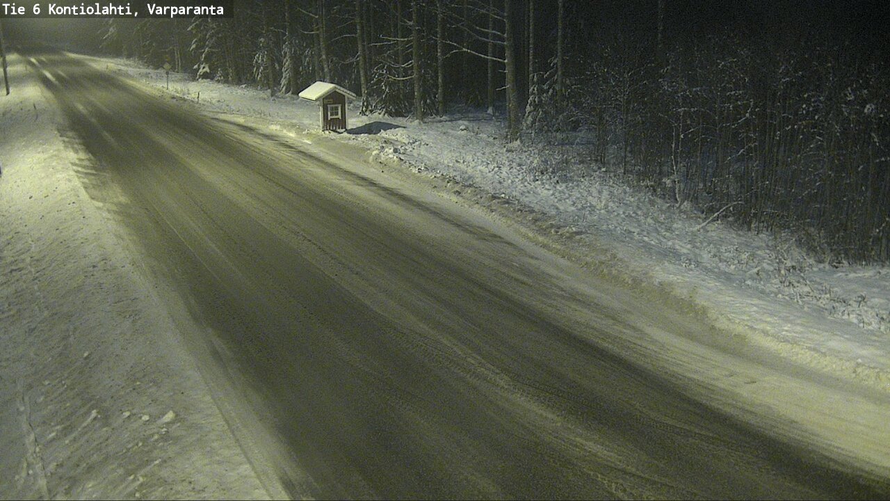 Weather Camera Image Road 6 Kontiolahti, Varparanta, Kontiolahti, Pohjois-Karjala