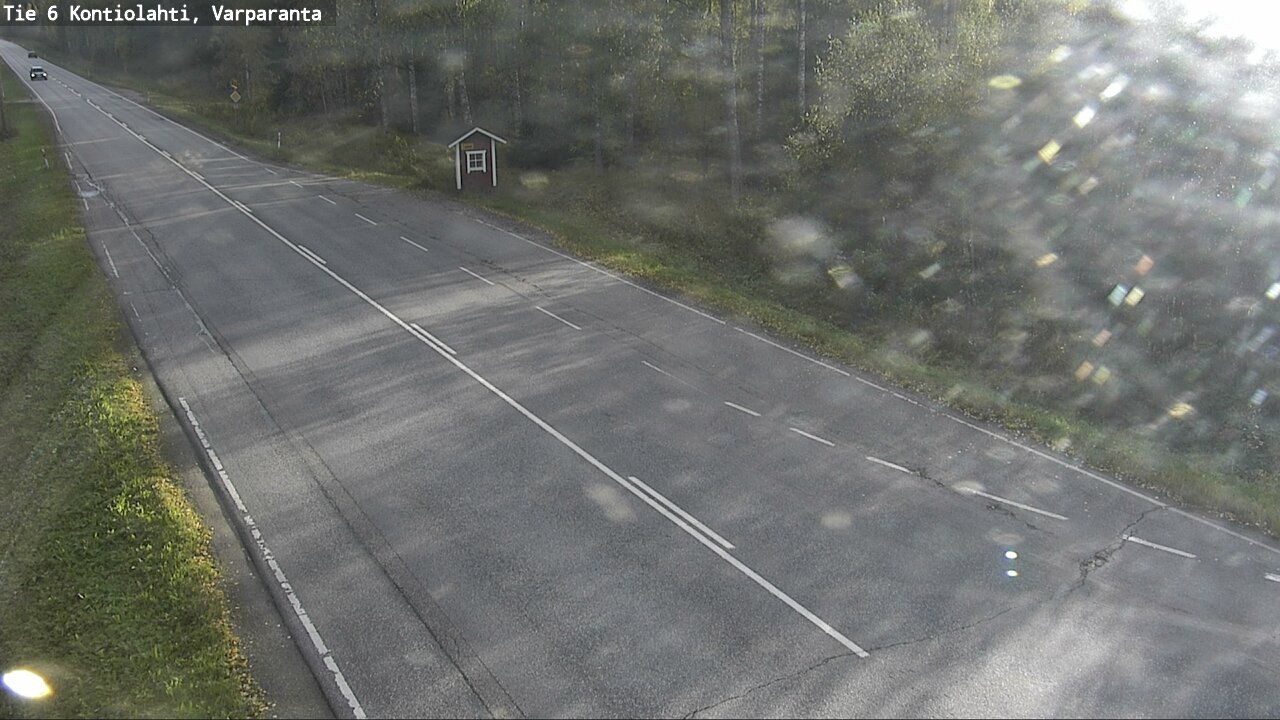 Weather Camera Image Väg 6 Kontiolax, Varparanta, Kontiolahti, Pohjois-Karjala