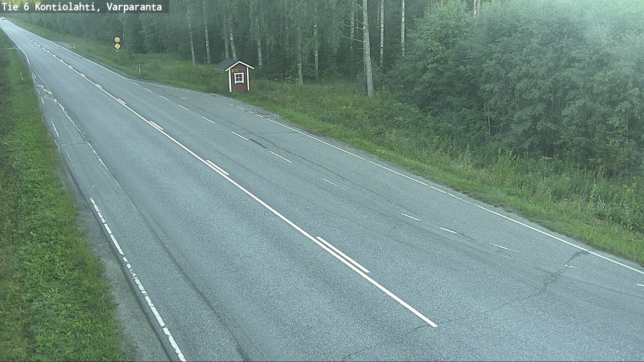 Weather Camera Image Road 6 Kontiolahti, Varparanta, Kontiolahti, Pohjois-Karjala