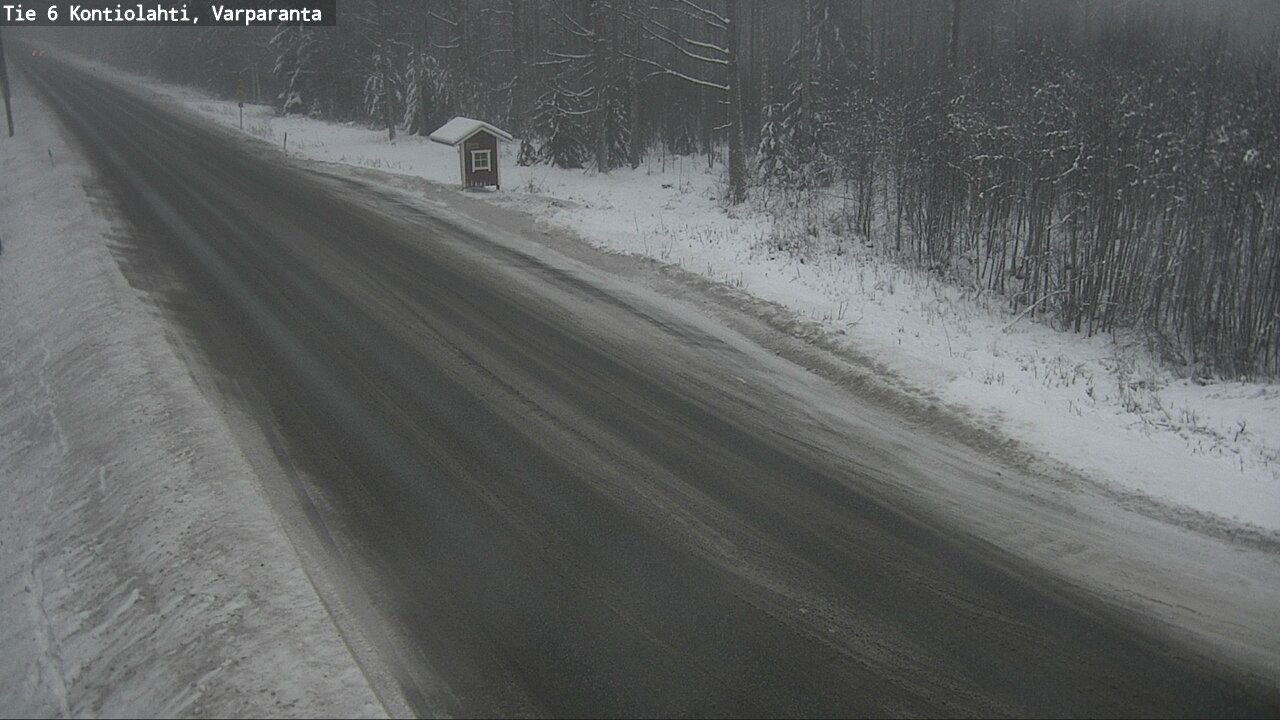 Weather Camera Image Road 6 Kontiolahti, Varparanta, Kontiolahti, Pohjois-Karjala