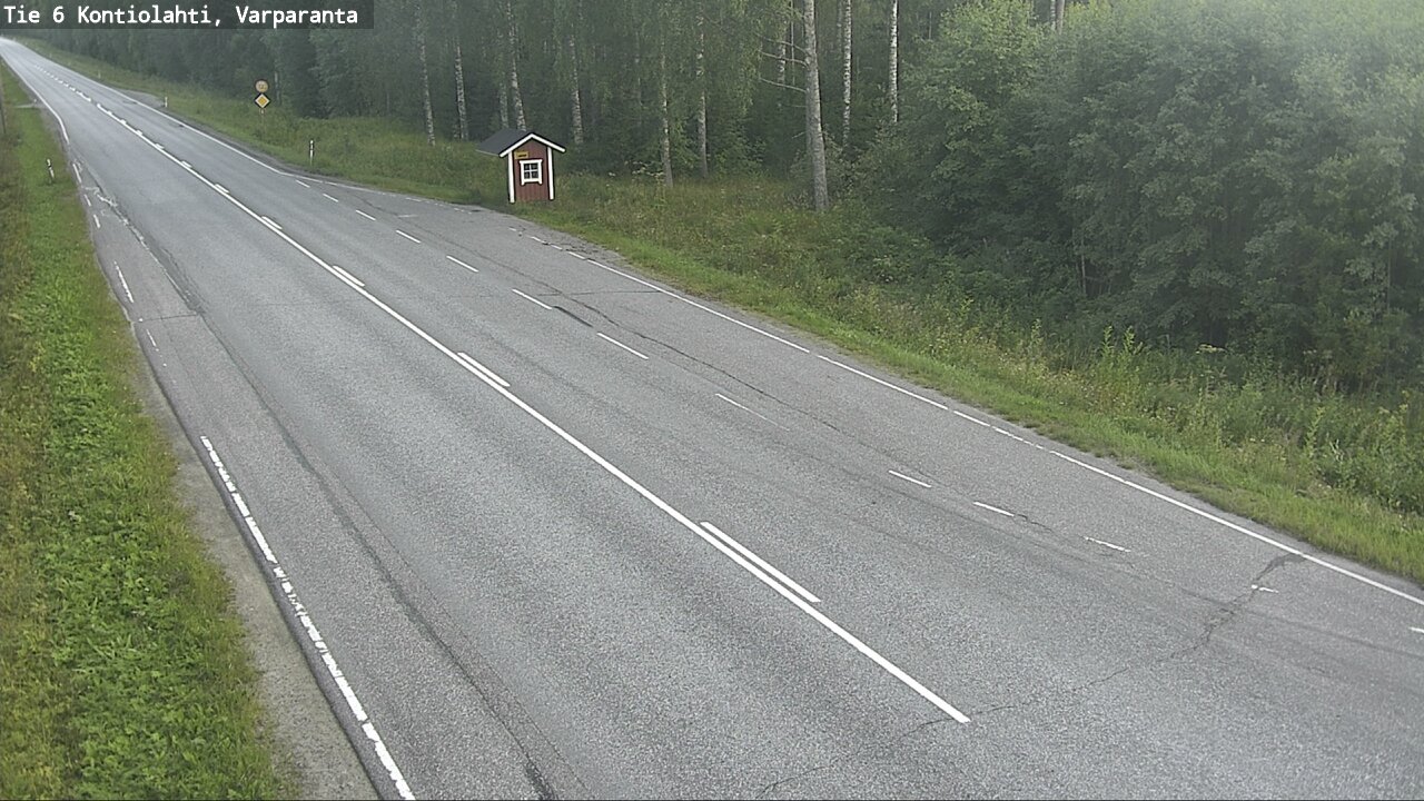 Weather Camera Image Road 6 Kontiolahti, Varparanta, Kontiolahti, Pohjois-Karjala