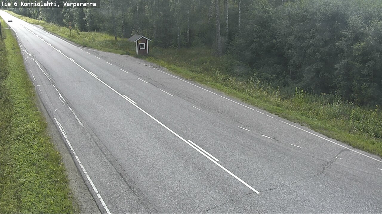Weather Camera Image Road 6 Kontiolahti, Varparanta, Kontiolahti, Pohjois-Karjala