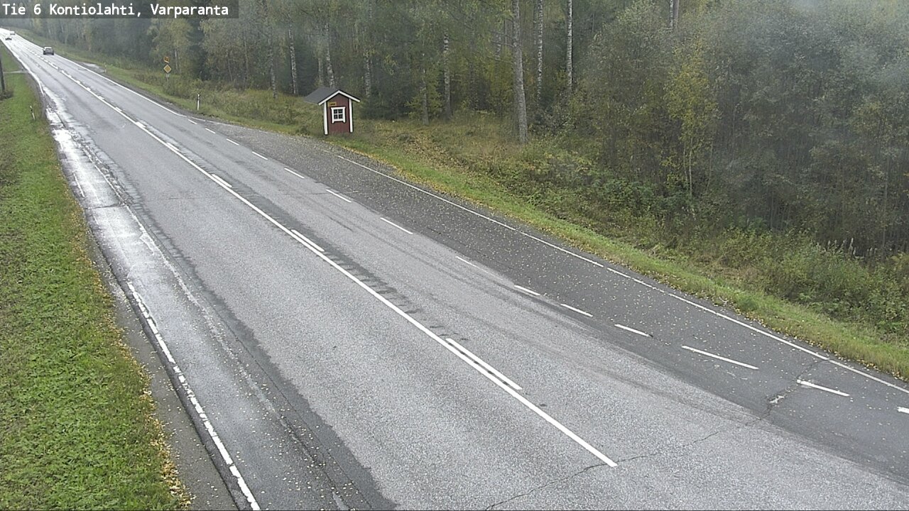 Weather Camera Image Väg 6 Kontiolax, Varparanta, Kontiolahti, Pohjois-Karjala