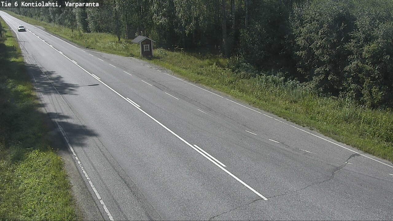 Weather Camera Image Road 6 Kontiolahti, Varparanta, Kontiolahti, Pohjois-Karjala