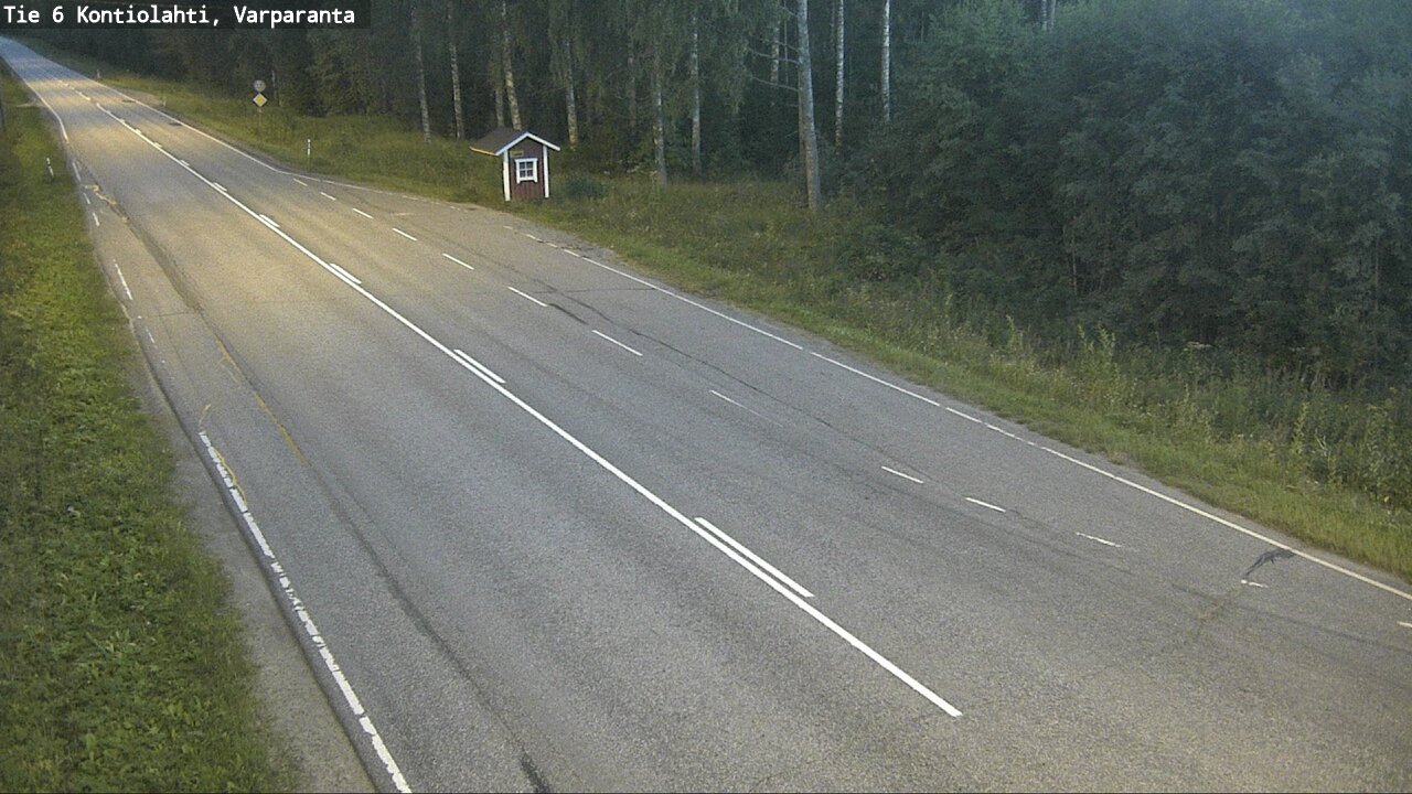 Weather Camera Image Road 6 Kontiolahti, Varparanta, Kontiolahti, Pohjois-Karjala