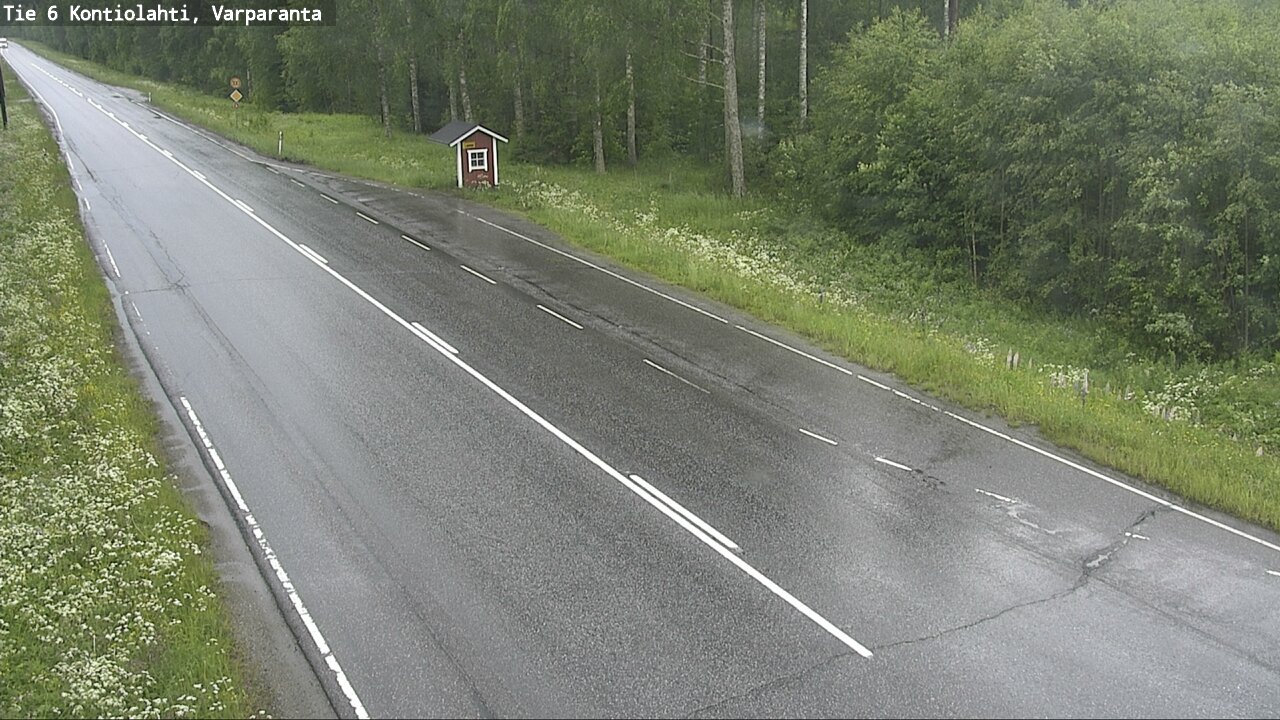 Weather Camera Image Road 6 Kontiolahti, Varparanta, Kontiolahti, Pohjois-Karjala