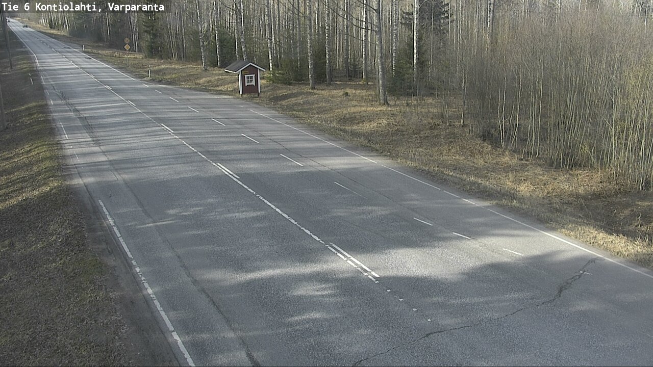 Weather Camera Image Road 6 Kontiolahti, Varparanta, Kontiolahti, Pohjois-Karjala