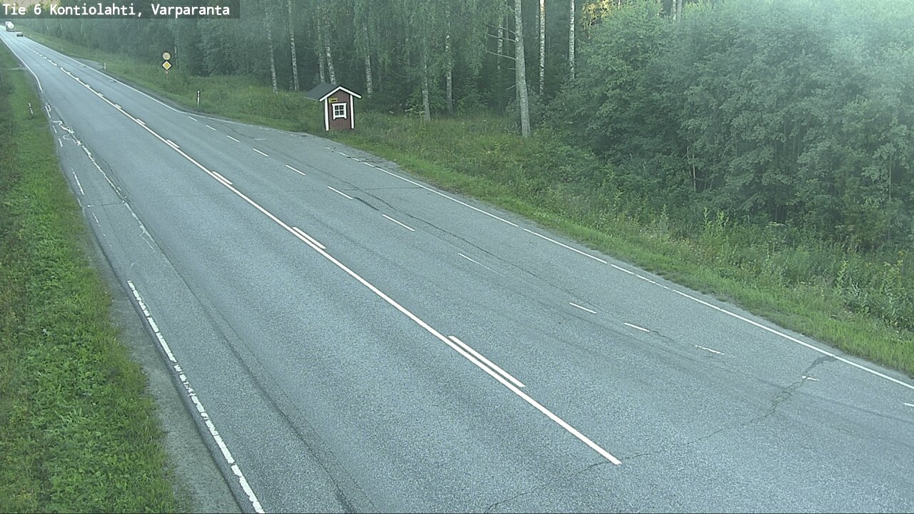 Weather Camera Image Road 6 Kontiolahti, Varparanta, Kontiolahti, Pohjois-Karjala