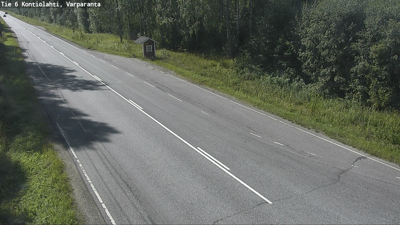 Weather Camera Image Road 6 Kontiolahti, Varparanta, Kontiolahti, Pohjois-Karjala