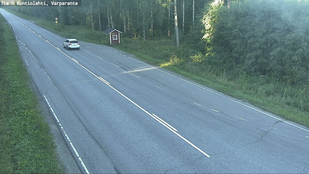 Weather Camera Image Road 6 Kontiolahti, Varparanta, Kontiolahti, Pohjois-Karjala