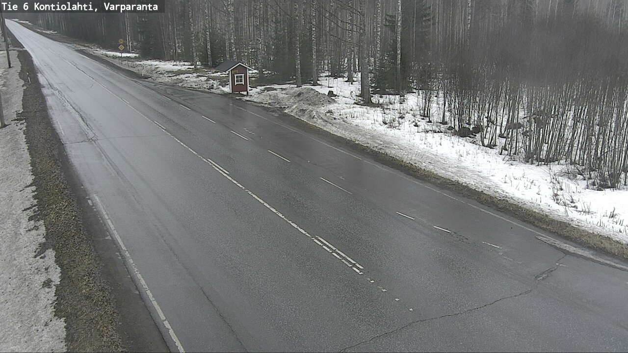 Weather Camera Image Road 6 Kontiolahti, Varparanta, Kontiolahti, Pohjois-Karjala