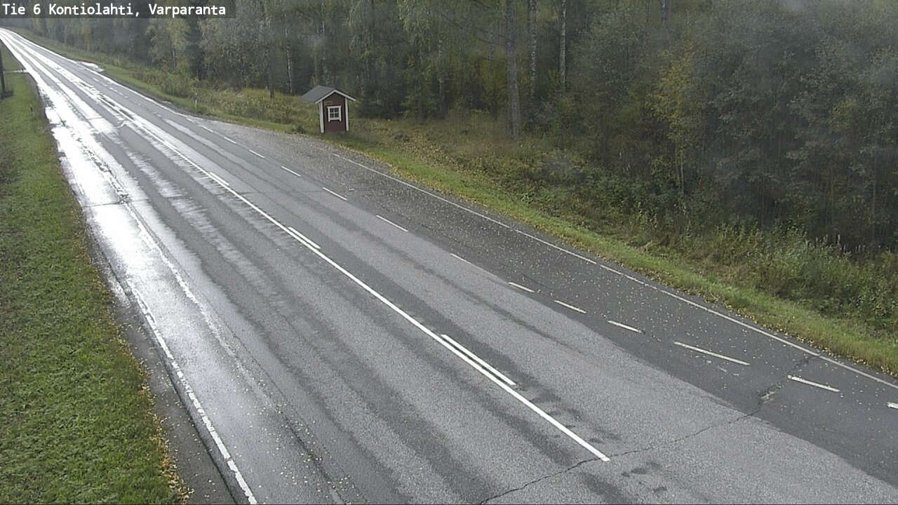 Weather Camera Image Väg 6 Kontiolax, Varparanta, Kontiolahti, Pohjois-Karjala