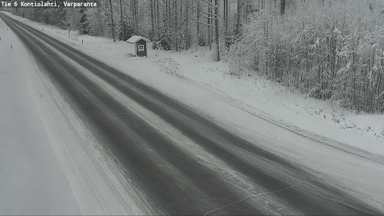 Weather Camera Image Road 6 Kontiolahti, Varparanta, Kontiolahti, Pohjois-Karjala