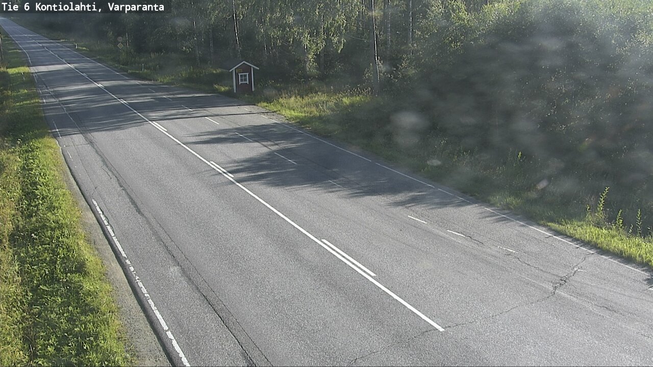 Weather Camera Image Road 6 Kontiolahti, Varparanta, Kontiolahti, Pohjois-Karjala