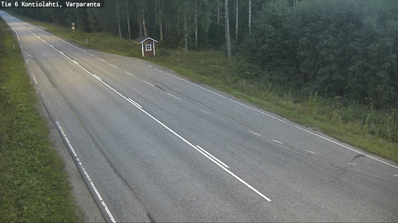 Weather Camera Image Road 6 Kontiolahti, Varparanta, Kontiolahti, Pohjois-Karjala