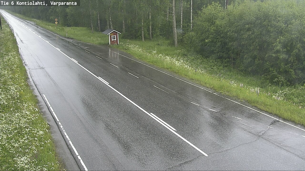 Weather Camera Image Road 6 Kontiolahti, Varparanta, Kontiolahti, Pohjois-Karjala