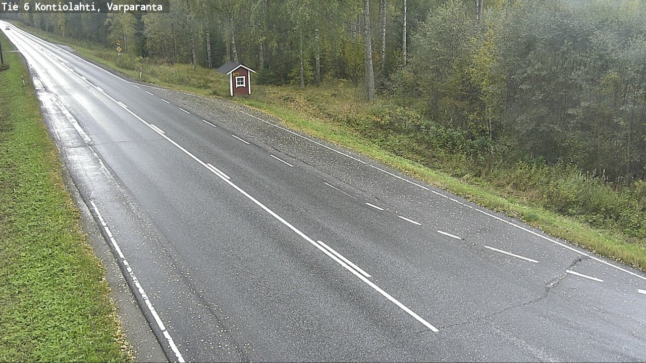 Weather Camera Image Väg 6 Kontiolax, Varparanta, Kontiolahti, Pohjois-Karjala