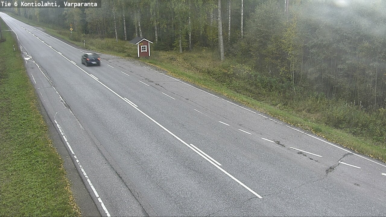 Weather Camera Image Väg 6 Kontiolax, Varparanta, Kontiolahti, Pohjois-Karjala