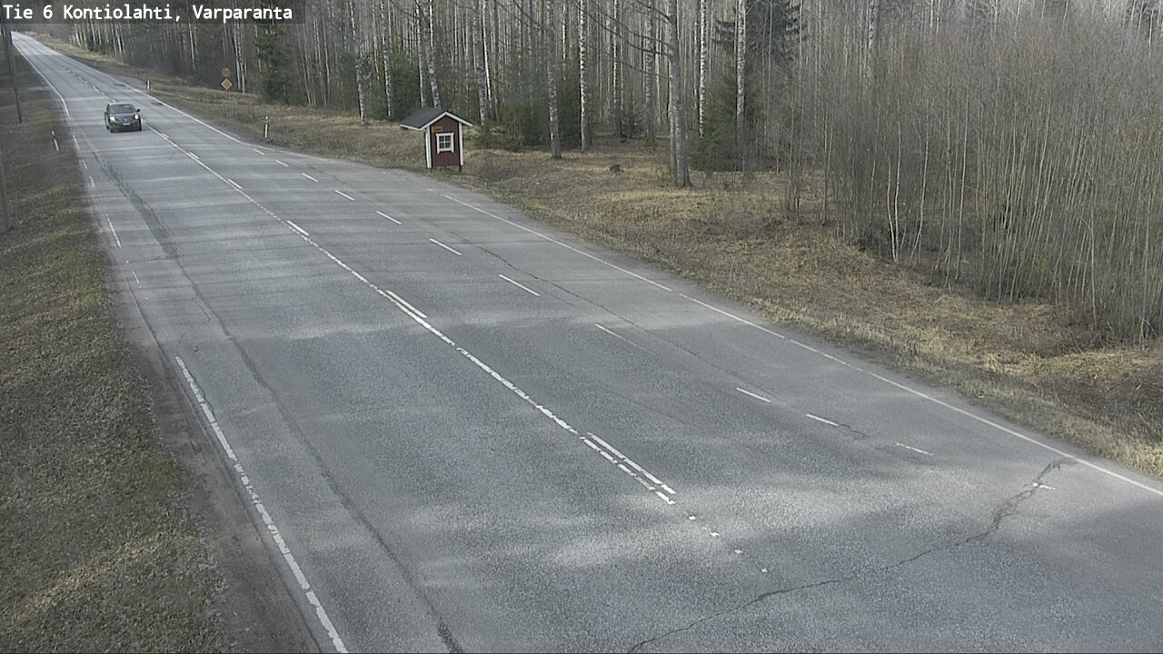 Weather Camera Image Road 6 Kontiolahti, Varparanta, Kontiolahti, Pohjois-Karjala