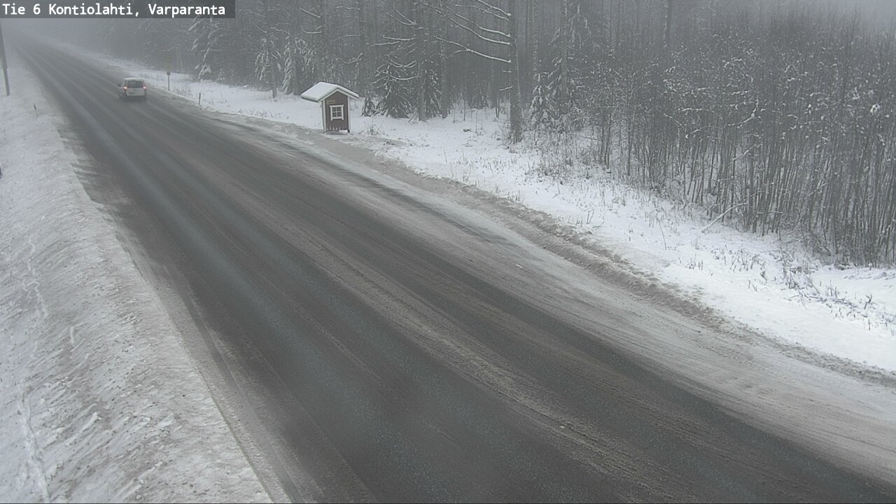 Weather Camera Image Road 6 Kontiolahti, Varparanta, Kontiolahti, Pohjois-Karjala