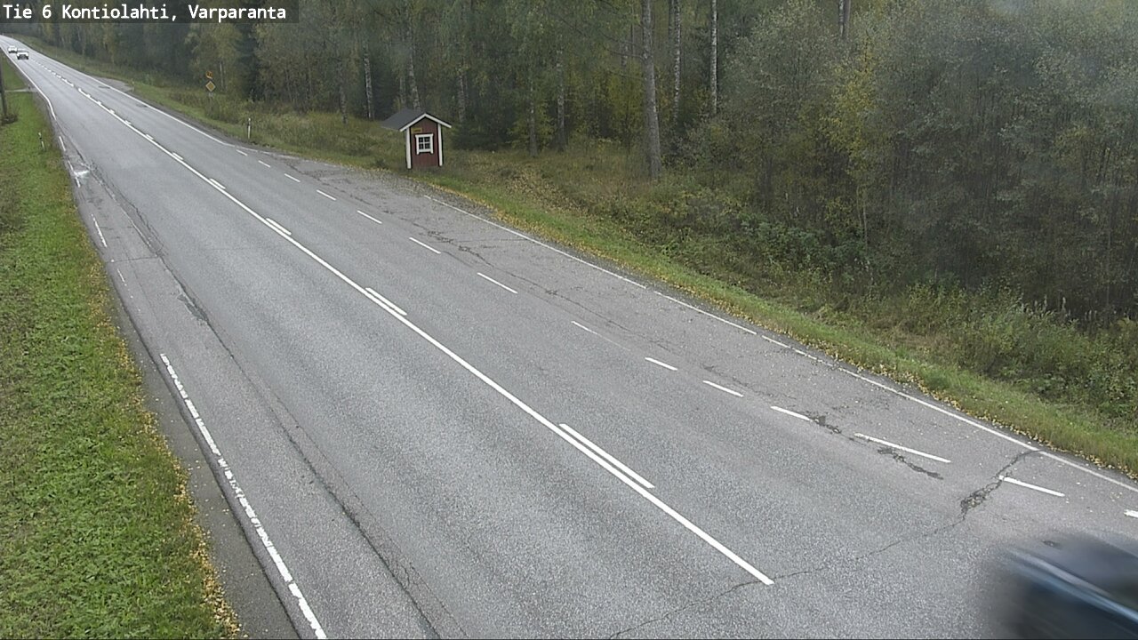 Weather Camera Image Väg 6 Kontiolax, Varparanta, Kontiolahti, Pohjois-Karjala