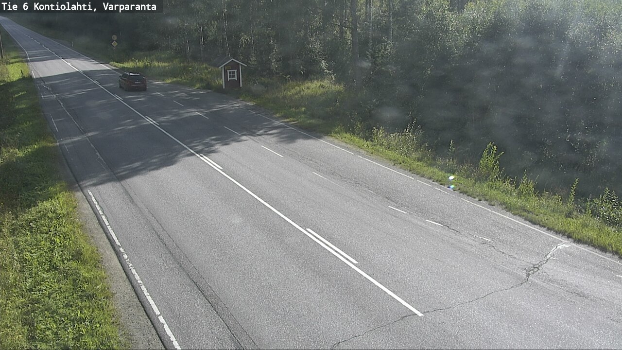 Weather Camera Image Road 6 Kontiolahti, Varparanta, Kontiolahti, Pohjois-Karjala